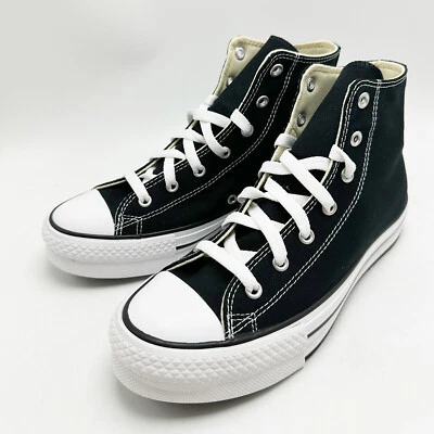Big Kids CONVERSE Chuck Taylor All Star Lift Platform High Top Black (272855F) - Image 1 of 4