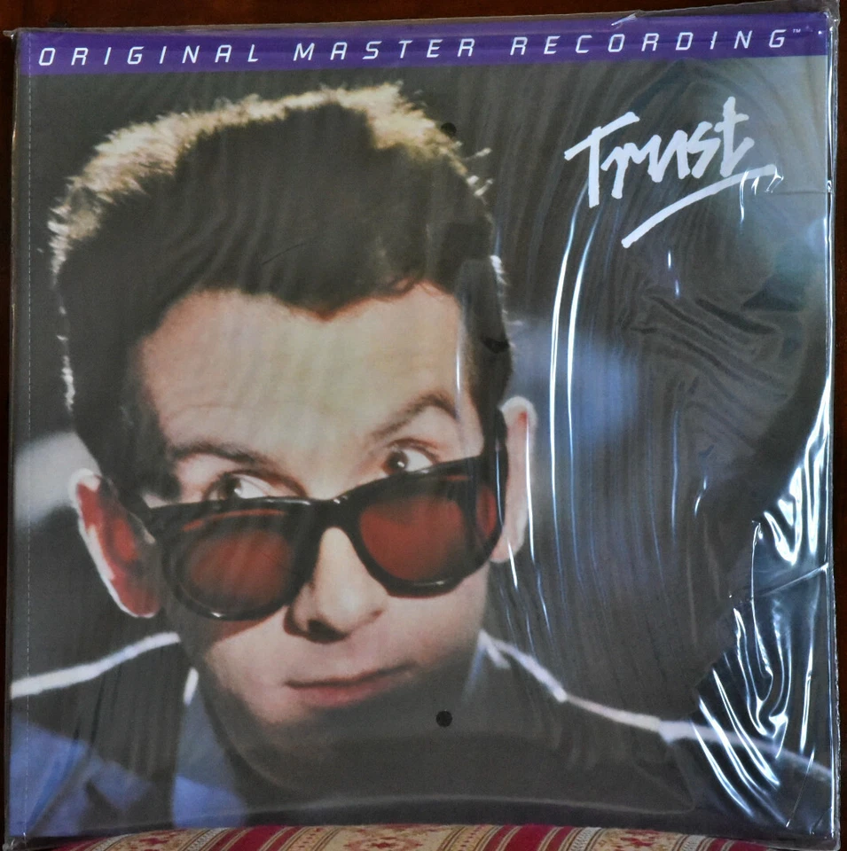 AUDIOPHILE MOBILE FIDELITY  MFSL 340 ELVIS COSTELLO "Trust" 180g No #2247 SEALED - Image 1 of 2