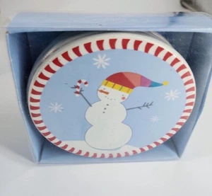 Posavasos de Navidad Cerámica con Respaldo de Corcho Juego de 4 con Diferentes Escenas - Imagen 1 de 4