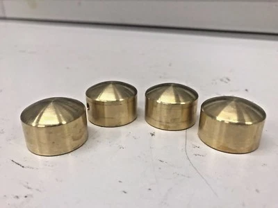 CUBIERTAS DE PERNO DE CABEZA ABOVEDADA DE LATÓN MACIZO Harley cilindro HD 85 arriba picadora bobber 2232 Foto 1 de 4