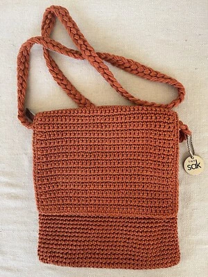 Bandolera The SAK agridulce naranja óxido ganchillo como nueva usada en excelente estado como nueva Foto 1 de 4