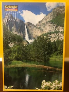 Rompecabezas sellado 1998 Rose Art Kodacolor Yosemite Falls California 500 piezas - Imagen 1 de 6