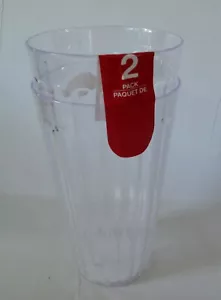 BPA free Clear Drinking Tumblers Kitchen Serveware - Picture 1 of 2