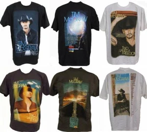 Tim McGraw Mens Sizes S-M-L-XL-2XL 2013 Two Lanes of Freedom Tour Concert Shirt - Picture 1 of 12