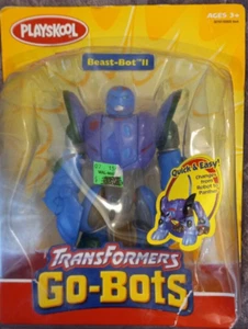 TRANSFORMERS GO-BOTS BEAST-BOT II PLAYSKOOL PANTHER 6" TOY ACTION FIGURE 2001 - Picture 1 of 3