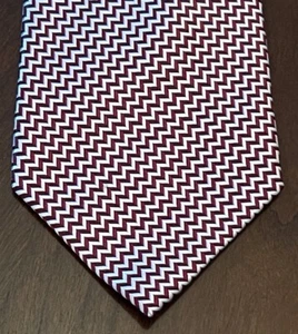 Michael Michael Kors Red 100% Silk Men’s Neck Tie Made In China - Picture 1 of 9