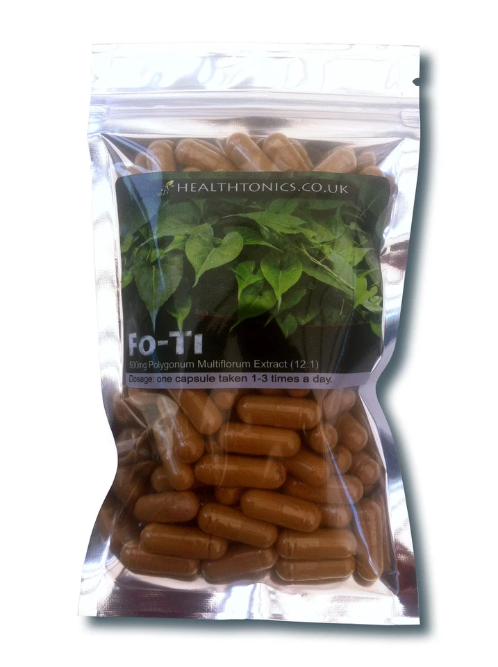 FO TI THE SHOU WU (12:1 Equivalente a 6.000mg), Cápsulas Vegetarianas