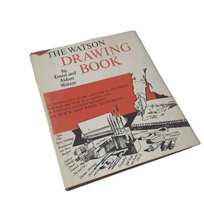 The Watson Drawing Book Ernest and Aldren Watson Hardcover 1962 Dust cover torn - Image 1 of 4