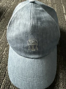 NWT Brunello Cucinelli Men's Baseball Cap With Logo Signature A248 - Picture 1 of 9