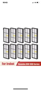 Ersatzteile für iRobot Roomba 800 900 Serie 870 880 980 HEPA-Filter 10 Stück - Bild 1 von 10