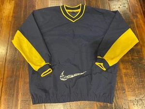 Vintage Nike Kinder Windbreaker Pullover Gr. XL Youth Navy Blau 90er MICHIGAN - Bild 1 von 6