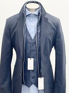 NWT REISS SLIM FIT SPORT COAT W/ ZIP-OUT QUILTED BIB 38R — *SPRING SALE*