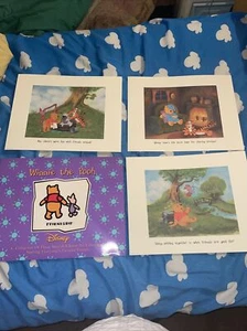 DISNEY ”WINNIE THE POOH” FRIENDSHIP. COLLECTION3 Special-Edition Art LITHOGRAPHS - Picture 1 of 9