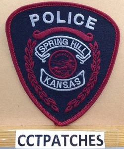 SPRING HILL, KANSAS POLICE SCHULTERAUFNÄHER KS - Bild 1 von 2