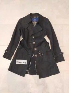 Burberry Blue Label Trench Coat Nova Check 38(S) Size Slim Used Japan Tracking - Picture 1 of 10