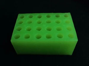 Silicone suppository mould (SMALL) - reusable, sterilized,eco friendly, 24 X 2ml - Picture 1 of 6