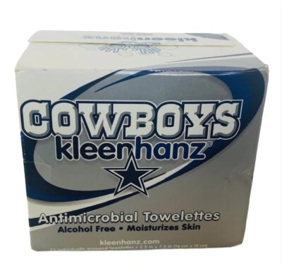 Memorabilia de los Dallas Cowboys NFL Fútbol De Colección Kleenhanz Toallitas Caja de pañuelos Nuevo en Caja Foto 1 de 3