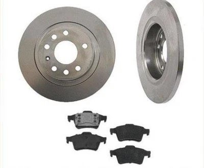Rotores y pastillas de freno trasero Saab 9-3 9 3 lineales (2) 270 mm 2003 2004 2005 Foto 1 de 4