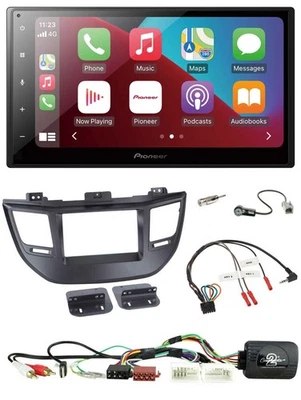 Pioneer USB Lenkrad DAB 2DIN Bluetooth Autoradio für Hyundai Tucson 15-20 schwar - Bild 1 von 4