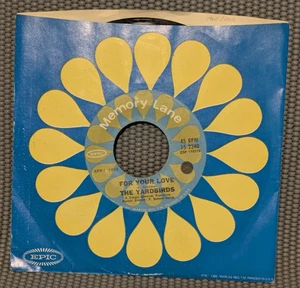 The Yardbirds For Your Love / Heart Full of Soul Epic Memory Lane 45RPM NMint! - Foto 1 di 8