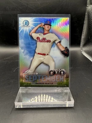 2023 Bowman Chrome Sights on September Andrew Painter #SOS-16 - Holo - Phillies - Image 1 of 2