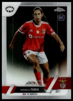 2022-23 Topps Chrome UEFA Women's Champions League Andreia Faria #21 - Image 1 of 2