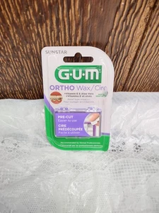 Sunstar Gum Kieferorthopädisches Wachs Minze mit Vitamin E und Aloe Vera Dental (2er Pack) - Bild 1 von 2
