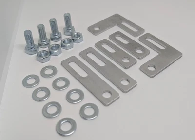 UNIVERSAL ALUMINIUM MOUNTING BRACKET KIT FOR INTERCOOLERS, RADIATORS, ETC - Image 1 of 2