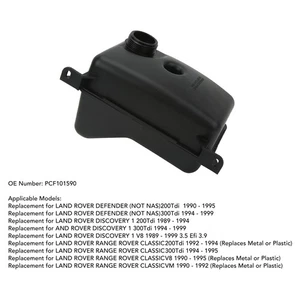 Auto Coolant Overflow Tank PCF101590 For Discovery 1 2009-1994 V8 1989-1999 For - Picture 1 of 12