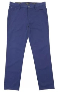 Banana Republic Traveler Slim Twill Straight Pants Mens 36x30 Navy Blue Chino - Picture 1 of 6
