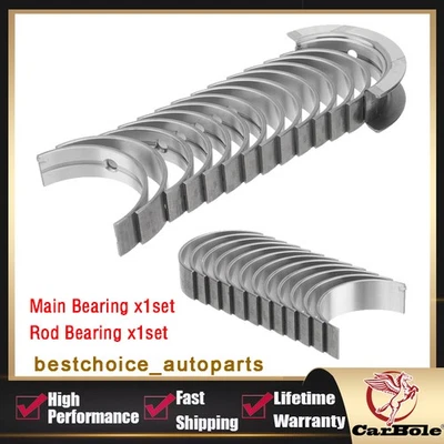 Cojinete principal del motor STD y cojinete de varilla para BMW 128i 335i 740Li X3 X5 N55 3,0 L NUEVO Foto 1 de 4