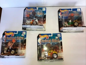 Vintage 1998 Hot Wheels-NBA Radical Rides Lot 4 Miller, Williams,Garnett,Walker - Picture 1 of 6