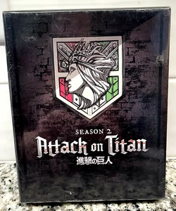 Attack On Titan Season 2 Anime Blu Ray ~ Factory Sealed w/Fast Shipping - Bild 1 von 5