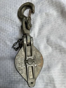 Vintage BETHEA  Wire Rope Snatch Pulley Cat. NO. HLB-302- 1250 LB - Picture 1 of 24