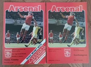 Arsenal 1978/79 FA Cup Home Programmes select from menu - Picture 1 of 3