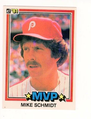 1981 Donruss Mike Schmidt MVP (HOF) #590 Phillies Free Shipping EX-NM - Image 1 of 2