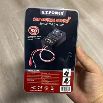 GT POWER All-In-One Car Engine Sound Simulated System 58 Kinds Sound Fit 1/10 RC - Image 1 of 4
