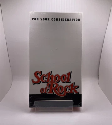School of Rock VHS SEALED Red Tape 2004 Jack Black FYC Academy Screener Promo - Image 1 of 4