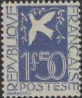 France 1934 Dove Of Peace 1F50 Bright Ultramarine, Mint Mnh