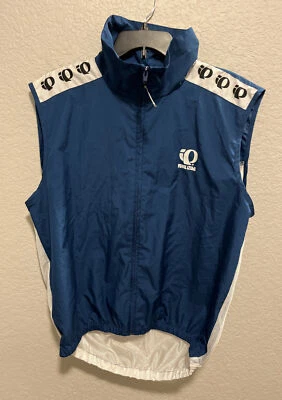 Pearl Izumi Lightweight Zip-Up Blue Mesh Back Cycling Vest Women’s X-Large - Image 1 of 4