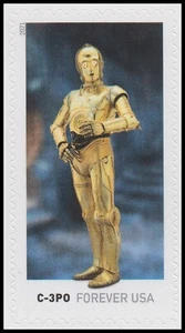 US 5579 Star Wars Droids C-3P0 F single MNH 2021 - Picture 1 of 1