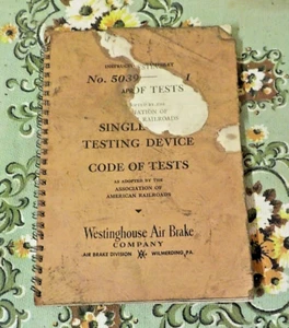 Westinghouse Air Brake Company Locomotive Instruction Pamphlet No.5032-1 B1 - Picture 1 of 7