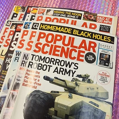 2006 Popular Science Magazine Lot Complete Full Year Retro Print Ads VTG - Image 1 of 4