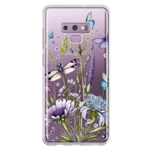 For Samsung Galaxy Note 9 Shockproof Case Dragonfly Butterflies Flowers - Picture 1 of 6