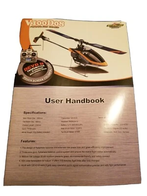 Walkera V100D08 User Handbook Manual rc Helicopter - Image 1 of 2