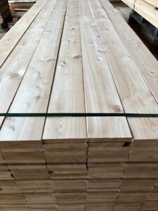 Glattkantbretter 21 x 140 mm Lärchenholz A/B sibirischer Lärche Fassadenholz