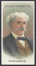 WILLS - MUSICAL CELEBRITIES - #34 SARASATE