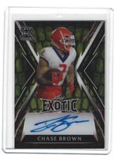 2023 Leaf Exotic Chase Brown Alligator Prismatic Auto BA-CB1 7/7