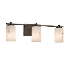 Justice Design LumenAria Era 3-Light Vanity, Bronze - FAL-8443-10-DBRZ