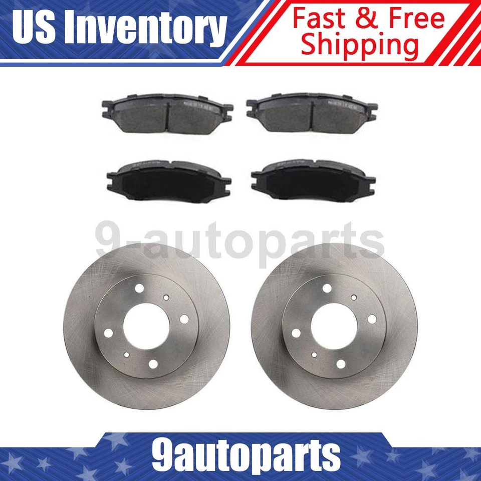 Rotores de disco delanteros + pastillas de freno de cerámica para Renault Scala 2011 2012 2013 Foto 1 de 4